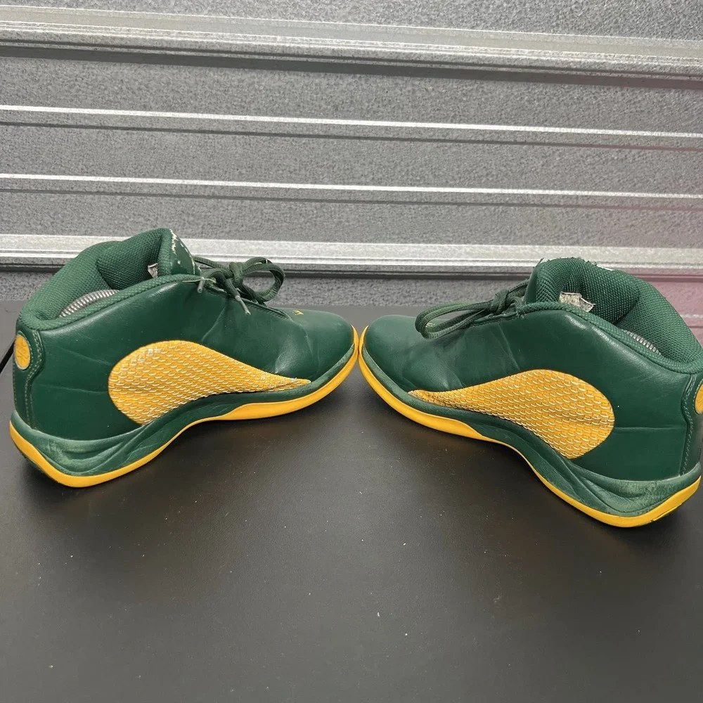 Vintage Y2K Dada Supreme Sneakers Green And Gold Size 7 Basketball Shoes